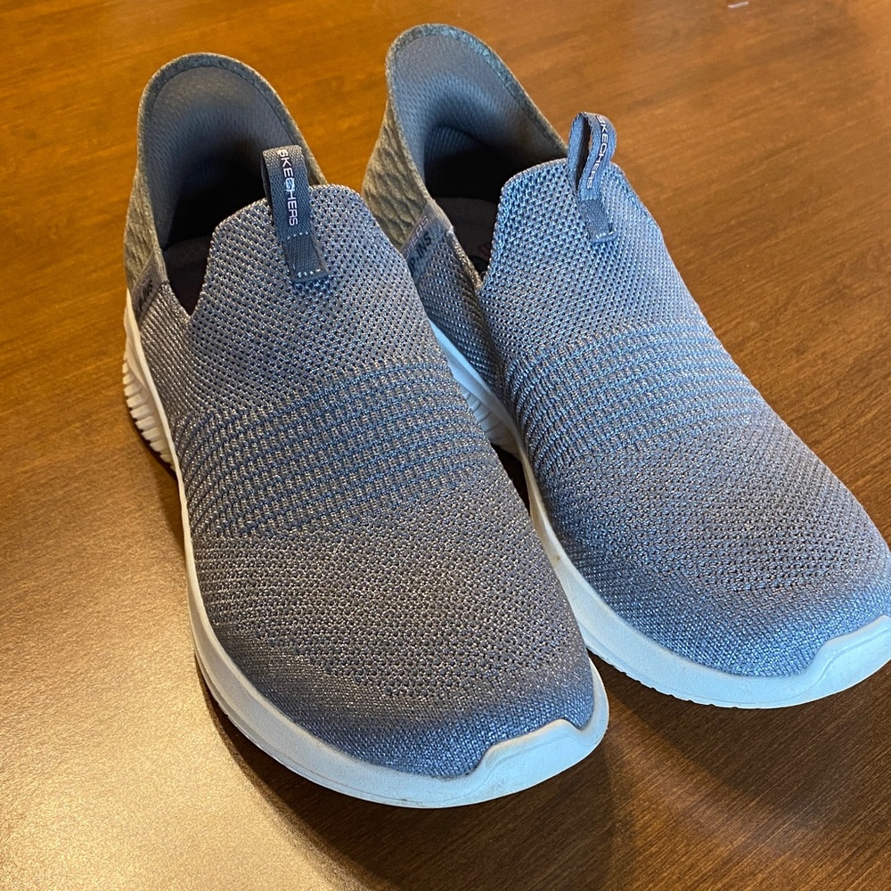 Skechers Gray Slip-ins Stretch Fit Size 8.5